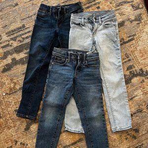 Old Navy Boys slim/skinny jeans size 7 Boys Bundle of 3